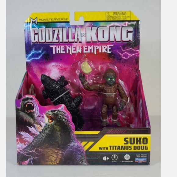 Monsterverse Godzilla x Kong The New Empire 3.5" Suko w/ Titanus Doug Playmate - Picture 1 of 6